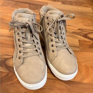 Maurices Tan High-Top Sneakers